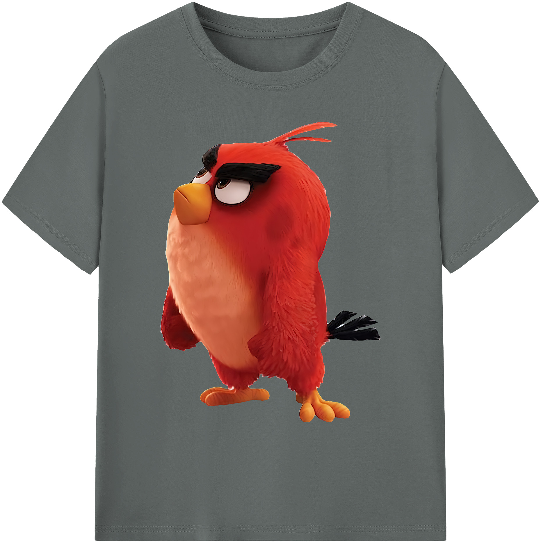 （画像用） Angry Birds アングリーバード 綿100％ メンズ半袖Tシャツ｜肌触りやわらか＆通気性